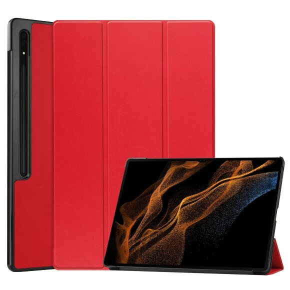 Планшетный чехол для Samsung Galaxy Tab S8 Ultra SM-X900, SM-X906 (красный)