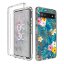 Чехол Flower Pattern для Google Pixel 6a (Plantain Leaf)