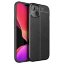 Чехол-накладка Litchi Grain для iPhone 13 (черный)
