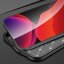 Чехол-накладка Litchi Grain для iPhone 13 (черный)