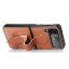 Кожаный чехол для Samsung Galaxy Z Flip 3 (коричневый)