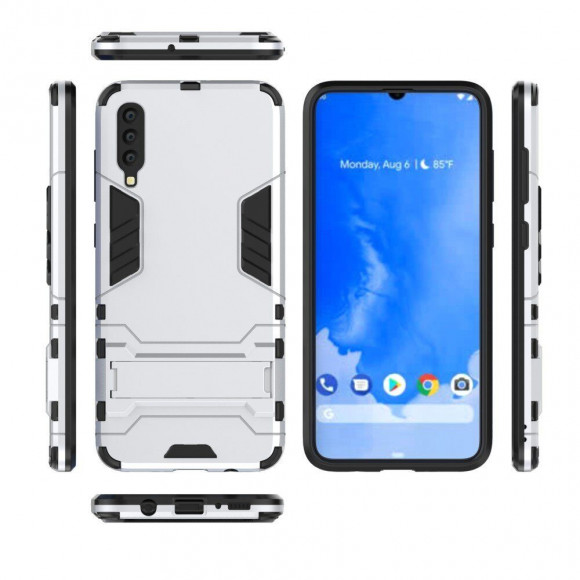 Чехол Duty Armor для Samsung Galaxy A70 (серебряный) Чехол Duty Armor для Samsung Galaxy A70 (серебряный)