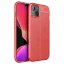 Чехол-накладка Litchi Grain для iPhone 13 (красный)