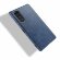 Кожаная накладка-чехол для Sony Xperia 5 (синий)