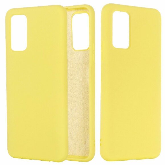 Силиконовый чехол Mobile Shell для Samsung Galaxy Note 20 (желтый)