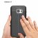 Чехол-накладка Litchi Grain для Samsung Galaxy S7 (серый)