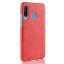 Кожаная накладка-чехол для Huawei P Smart+ (Plus) 2019 / Enjoy 9s / Honor 10i (красный)