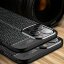 Чехол-накладка Litchi Grain для iPhone 13 Pro Max (черный)