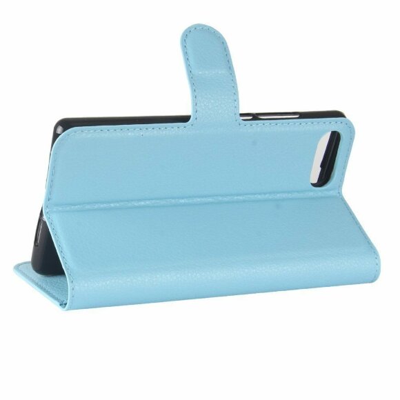 Чехол с визитницей для Doogee Mix (голубой) Чехол с визитницей для Doogee Mix (голубой)