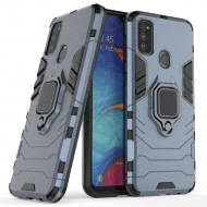 Чехол Armor Ring Holder для Samsung Galaxy M30s / Galaxy M21 (темно-синий) Чехол Armor Ring Holder для Samsung Galaxy M30s / Galaxy M21 (темно-синий)