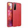 Чехол-накладка Litchi Grain для Samsung Galaxy S21+ (Plus) (красный)