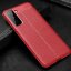 Чехол-накладка Litchi Grain для Samsung Galaxy S21+ (Plus) (красный)