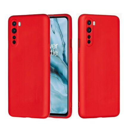 Силиконовый чехол Mobile Shell для OnePlus Nord (красный)