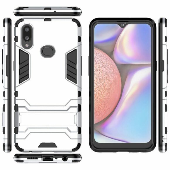 Чехол Duty Armor для Samsung Galaxy A10s (серебряный) Чехол Duty Armor для Samsung Galaxy A10s (серебряный)
