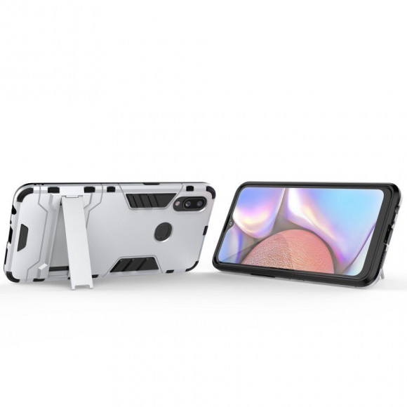 Чехол Duty Armor для Samsung Galaxy A10s (серебряный) Чехол Duty Armor для Samsung Galaxy A10s (серебряный)