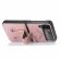 Кожаный чехол для Samsung Galaxy Z Flip 4 (розовый)