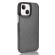 Кожаная накладка-чехол для iPhone 13 mini (черный)
