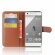 Чехол с визитницей для Google Pixel 2 (коричневый)