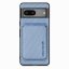 Чехол с магнитным держателем карт для Google Pixel 7a (голубой)