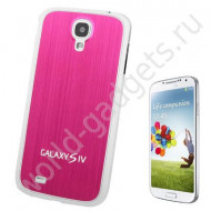 Задняя крышка алюминий+пластик для Samsung Galaxy S4 / i9500 (малиновый) Задняя крышка алюминий+пластик для Samsung Galaxy S4 / i9500 (малиновый)