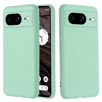 Силиконовый чехол Mobile Shell для Google Pixel 8 (зеленый)