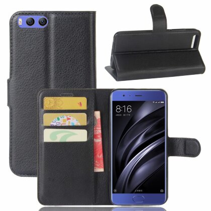Чехол с визитницей для Xiaomi Mi6 (черный)