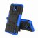 Чехол Hybrid Armor для Nokia 2 (черный + голубой)