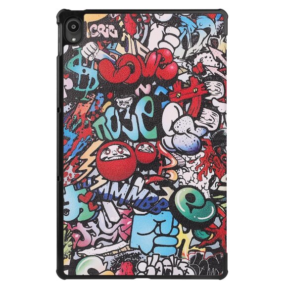 Чехол Smart Case для Lenovo Tab P11 TB-J606 / Lenovo Tab P11 Plus TB-J616 - 11 дюймов (Graffiti)