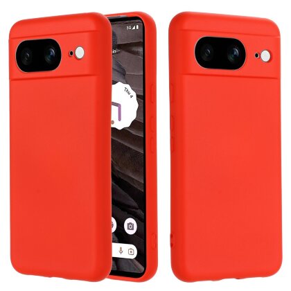 Силиконовый чехол Mobile Shell для Google Pixel 8 (красный)