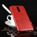 Кожаная накладка-чехол для Xiaomi Redmi 8 (красный)