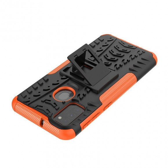 Чехол Hybrid Armor для Samsung Galaxy M30s / Galaxy M21 (черный + оранжевый) Чехол Hybrid Armor для Samsung Galaxy M30s / Galaxy M21 (черный + оранжевый)
