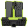 Чехол Hybrid Armor для Xiaomi Redmi 9A (черный + зеленый)