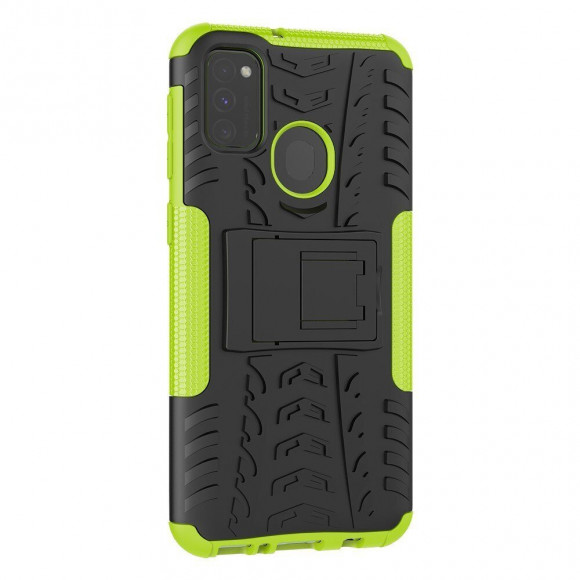 Чехол Hybrid Armor для Samsung Galaxy M30s / Galaxy M21 (черный + зеленый) Чехол Hybrid Armor для Samsung Galaxy M30s / Galaxy M21 (черный + зеленый)