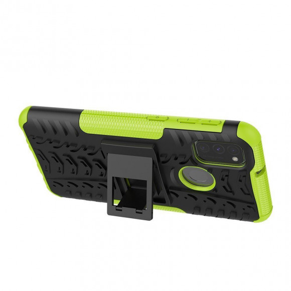 Чехол Hybrid Armor для Samsung Galaxy M30s / Galaxy M21 (черный + зеленый) Чехол Hybrid Armor для Samsung Galaxy M30s / Galaxy M21 (черный + зеленый)