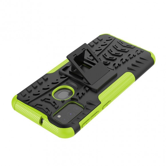 Чехол Hybrid Armor для Samsung Galaxy M30s / Galaxy M21 (черный + зеленый) Чехол Hybrid Armor для Samsung Galaxy M30s / Galaxy M21 (черный + зеленый)