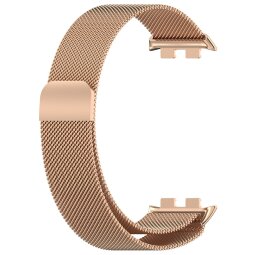 Миланский сетчатый браслет для Honor Band 9 (розовое золото)