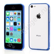 Синий металлический бампер для iPhone 5C Синий металлический бампер для iPhone 5C