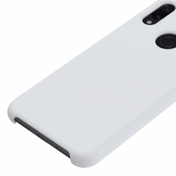 Силиконовый чехол Mobile Shell для Xiaomi Redmi Note 7 / Redmi Note 7 Pro (белый)