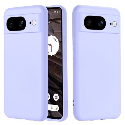 Силиконовый чехол Mobile Shell для Google Pixel 8 (фиолетовый)