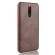 Кожаная накладка-чехол для Xiaomi Redmi 8 (коричневый)