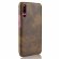 Кожаная накладка-чехол Litchi Texture для Huawei P30 (коричневый)