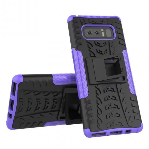 Чехол Hybrid Armor для Samsung Galaxy Note 8 (черный + фиолетовый) Чехол Hybrid Armor для Samsung Galaxy Note 8 (черный + фиолетовый)