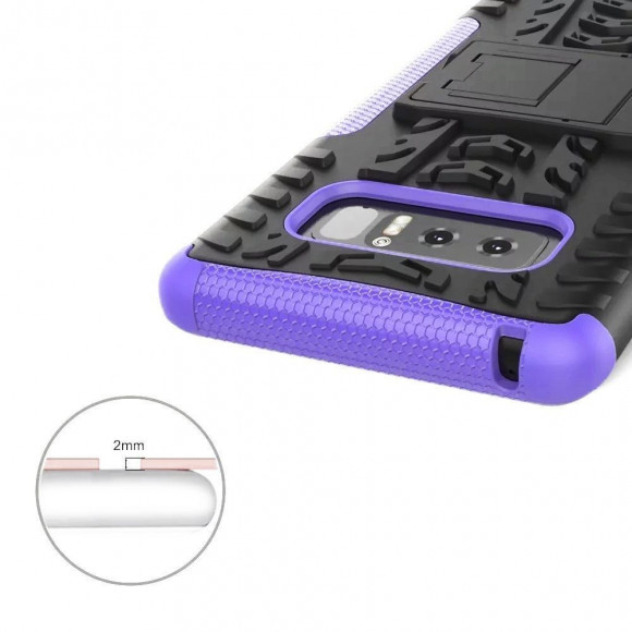 Чехол Hybrid Armor для Samsung Galaxy Note 8 (черный + фиолетовый) Чехол Hybrid Armor для Samsung Galaxy Note 8 (черный + фиолетовый)