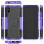 Чехол Hybrid Armor для Xiaomi Redmi 9A (черный + фиолетовый)