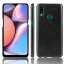 Кожаная накладка-чехол для Samsung Galaxy A10s (черный)