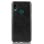 Кожаная накладка-чехол для Samsung Galaxy A10s (черный)