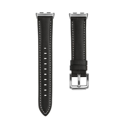 Кожаный ремешок для Honor Band 9 (черный)