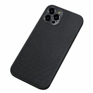 Чехол с текстурой нейлона для iPhone 13 (черный)