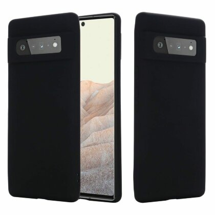 Силиконовый чехол Mobile Shell для Google Pixel 6 Pro (черный)