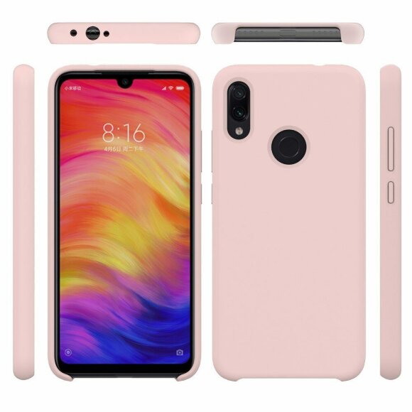 Силиконовый чехол Mobile Shell для Xiaomi Redmi Note 7 / Redmi Note 7 Pro (розовый) Силиконовый чехол Mobile Shell для Xiaomi Redmi Note 7 / Redmi Note 7 Pro (розовый)